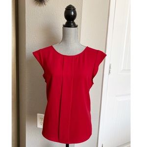 Tahari Flutter-sleeve top